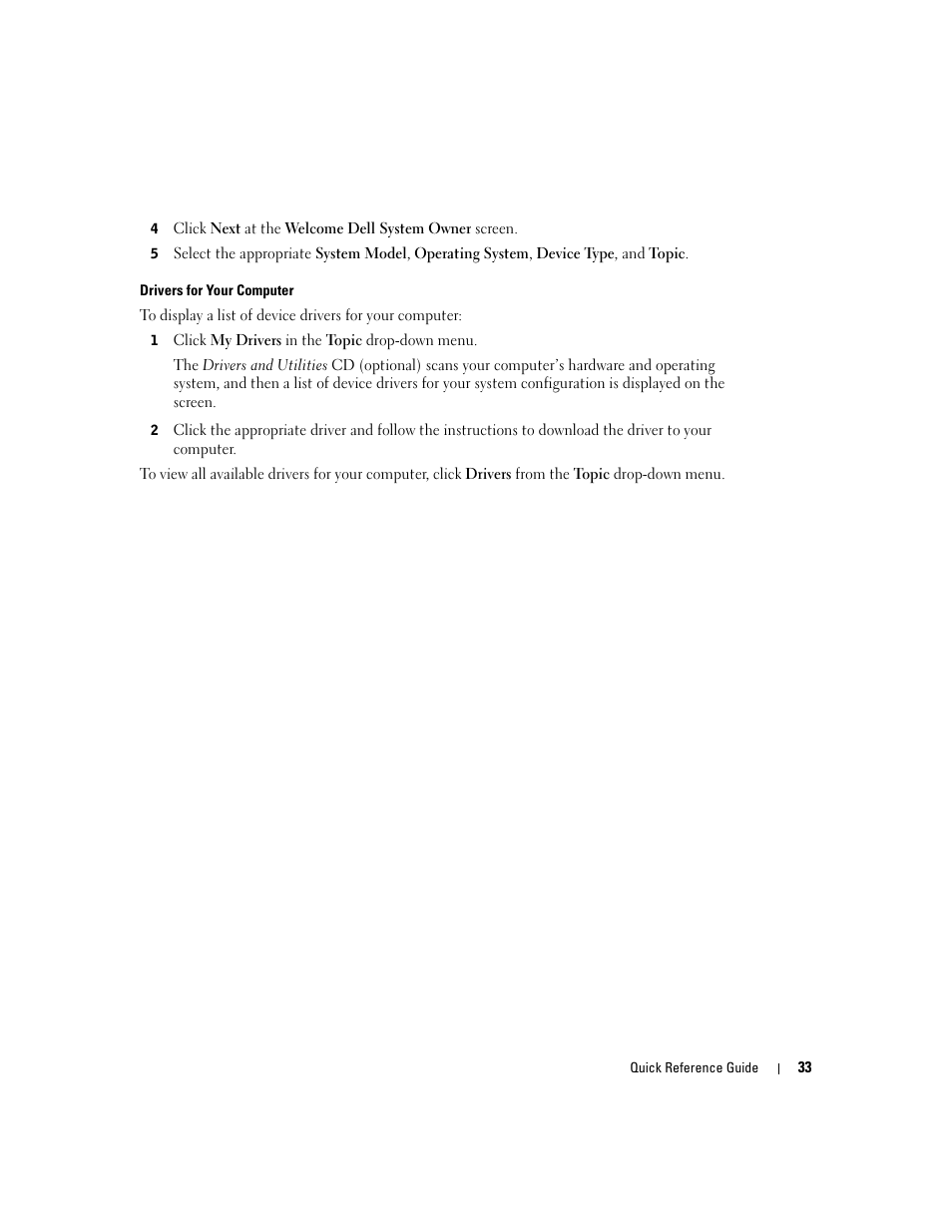 Dell OptiPlex GX280 User Manual | Page 33 / 108