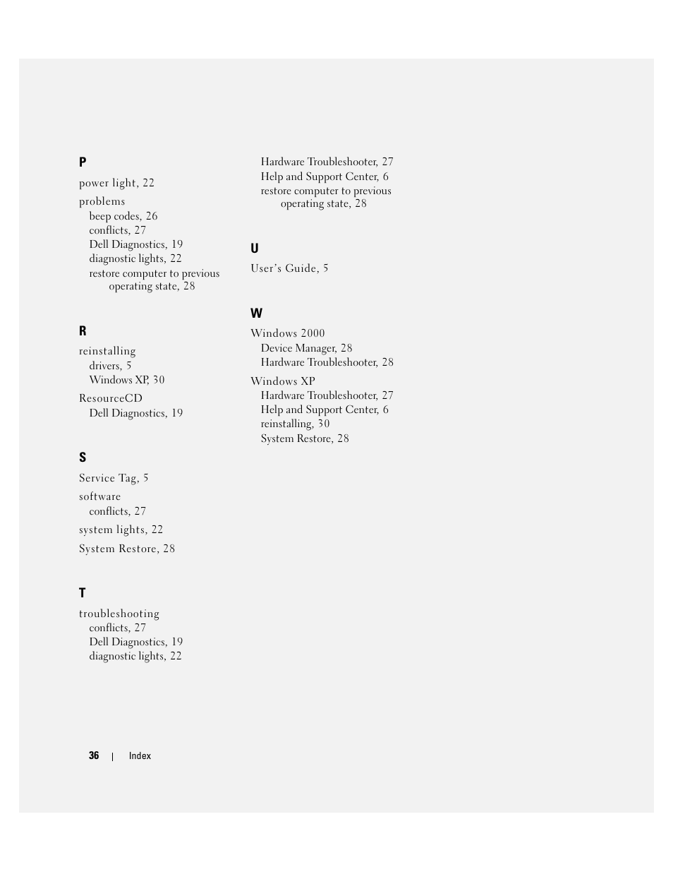 Dell OptiPlex GX280 User Manual | Page 36 / 108