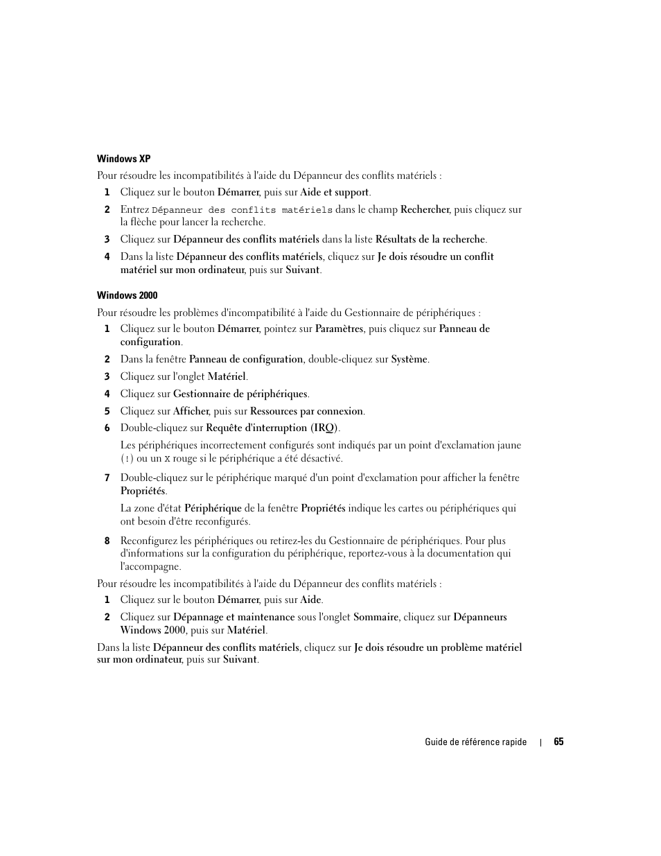 Dell OptiPlex GX280 User Manual | Page 65 / 108