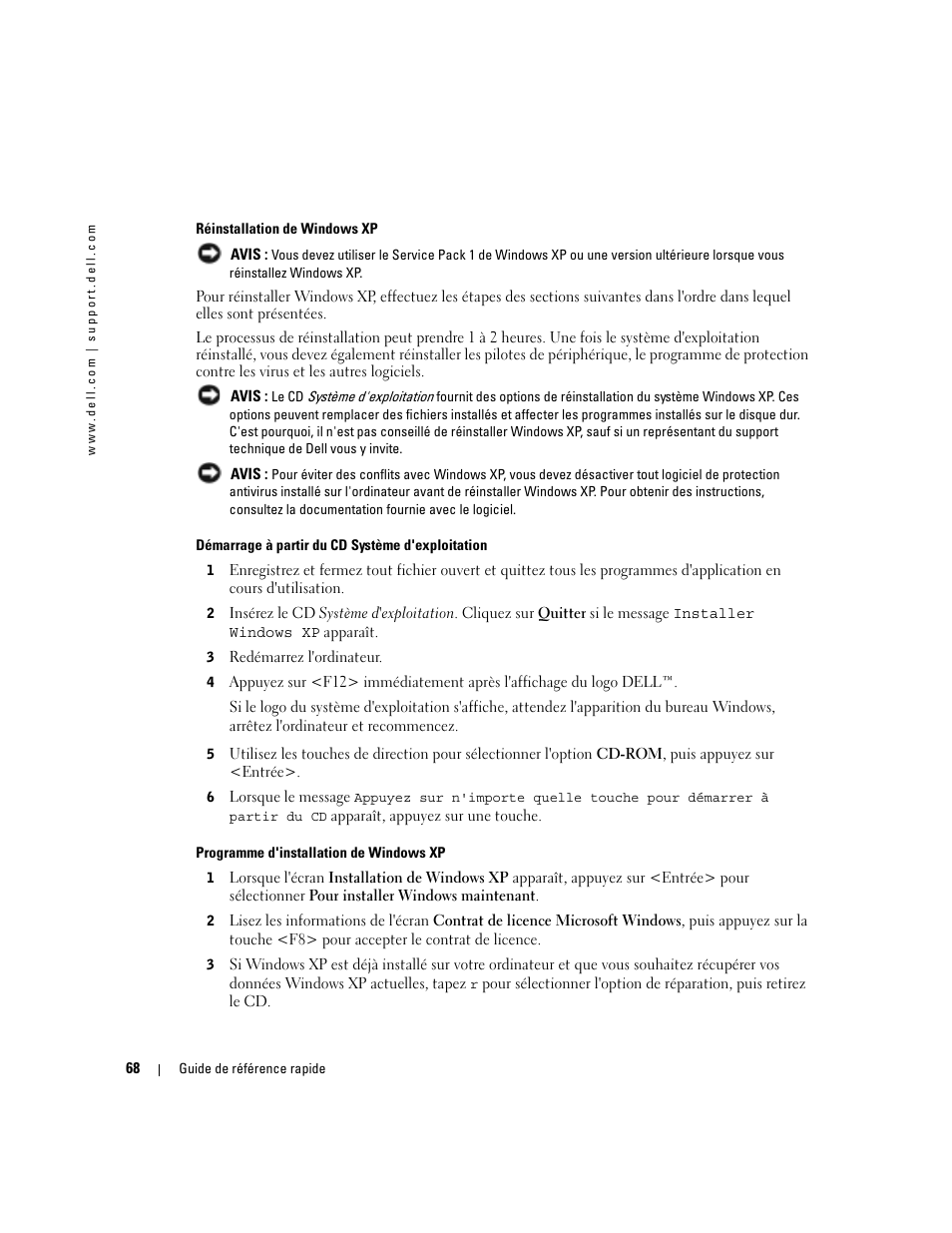 Dell OptiPlex GX280 User Manual | Page 68 / 108