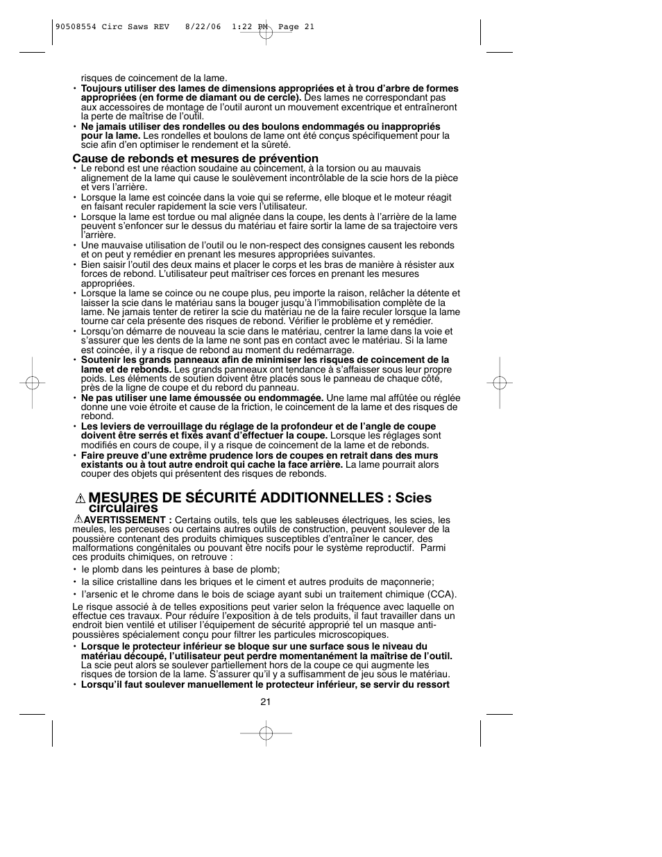 Black & Decker FIRESTORM FS1807CS User Manual | Page 21 / 56