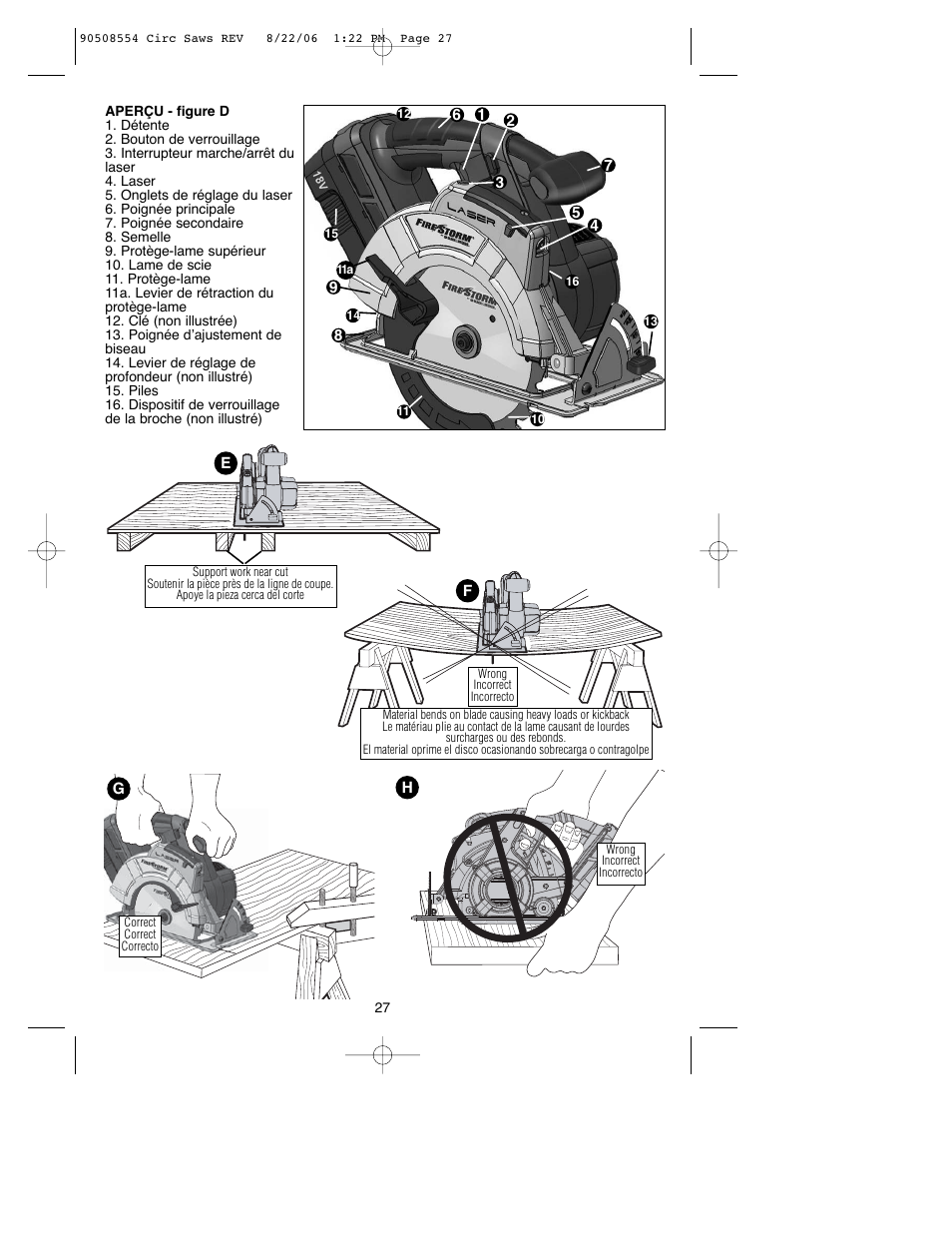 Black & Decker FIRESTORM FS1807CS User Manual | Page 27 / 56