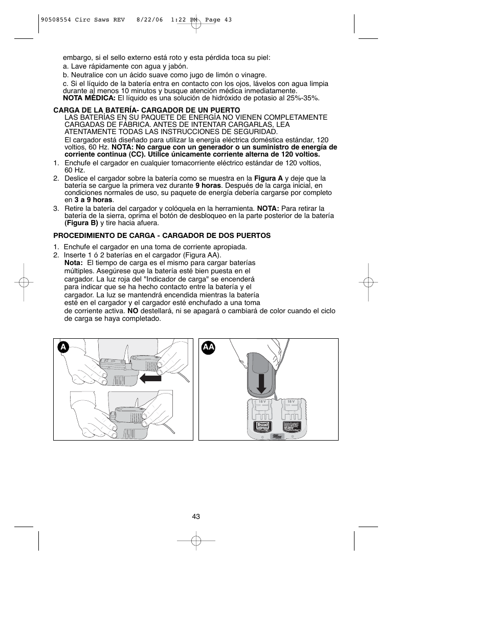 Black & Decker FIRESTORM FS1807CS User Manual | Page 43 / 56