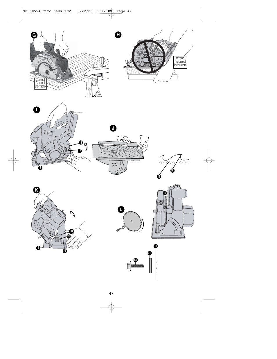 Black & Decker FIRESTORM FS1807CS User Manual | Page 47 / 56