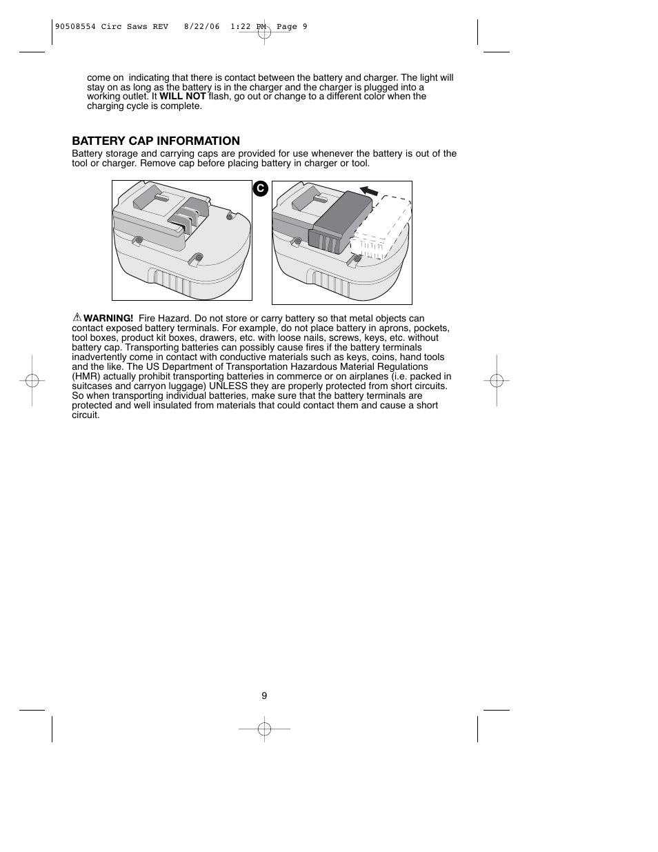 Black & Decker FIRESTORM FS1807CS User Manual | Page 9 / 56