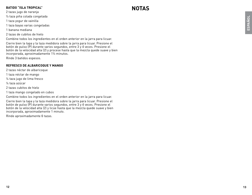 Notas | Black & Decker BLBD25LAUC User Manual | Page 7 / 17
