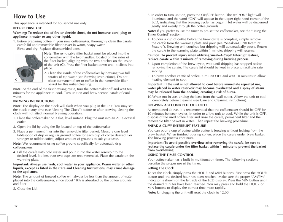 How to use | Black & Decker r DCM900B User Manual | Page 10 / 15