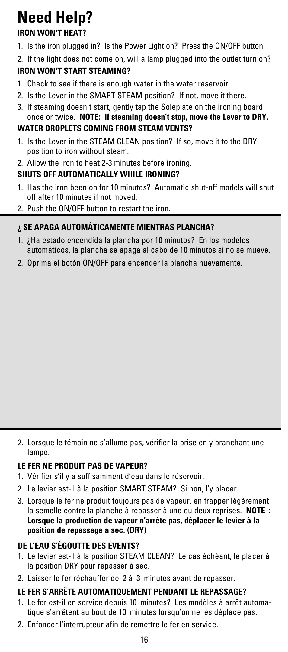 Need help | Black & Decker X700 User Manual | Page 16 / 16