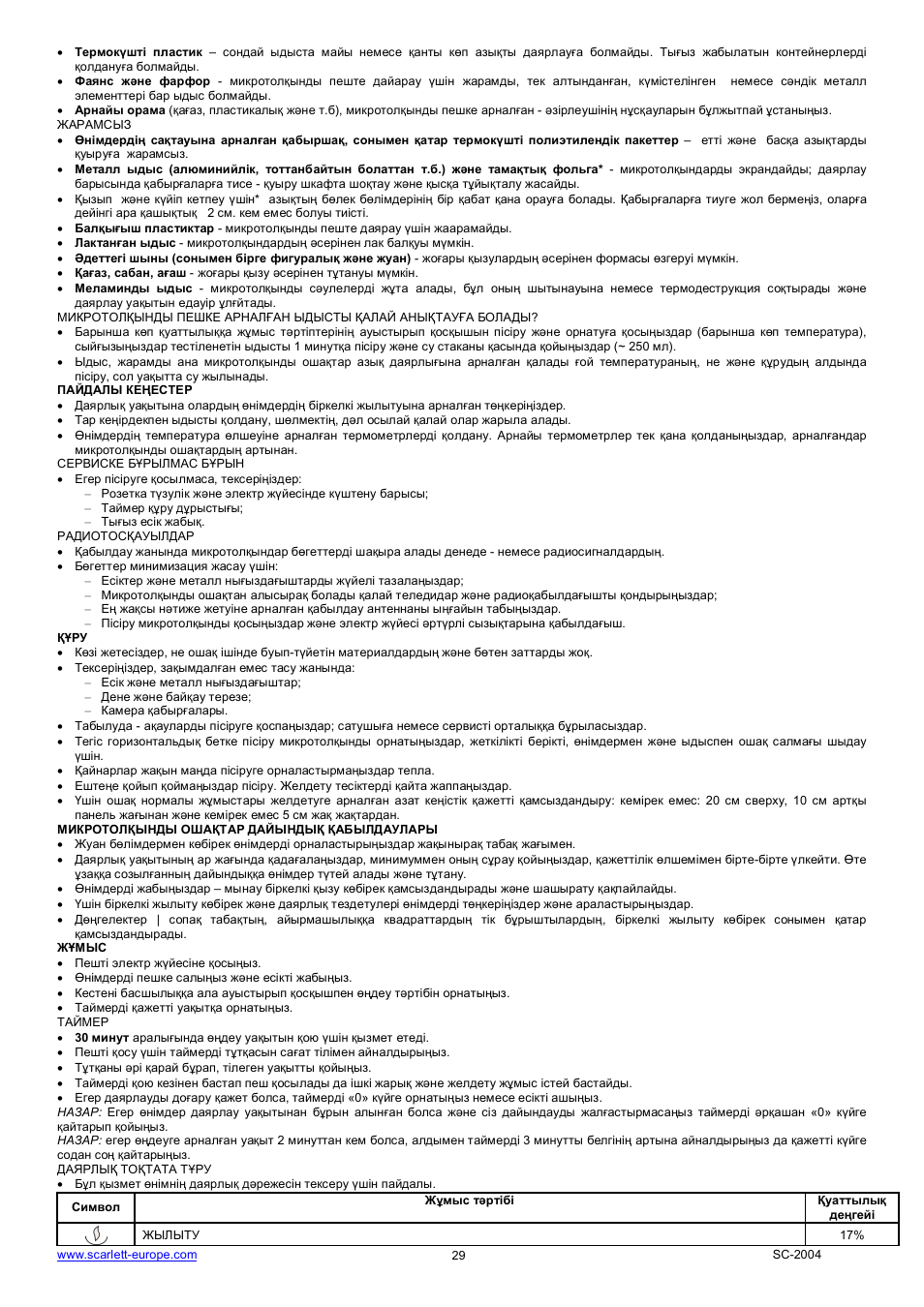 Scarlett SC-2004 User Manual | Page 29 / 34