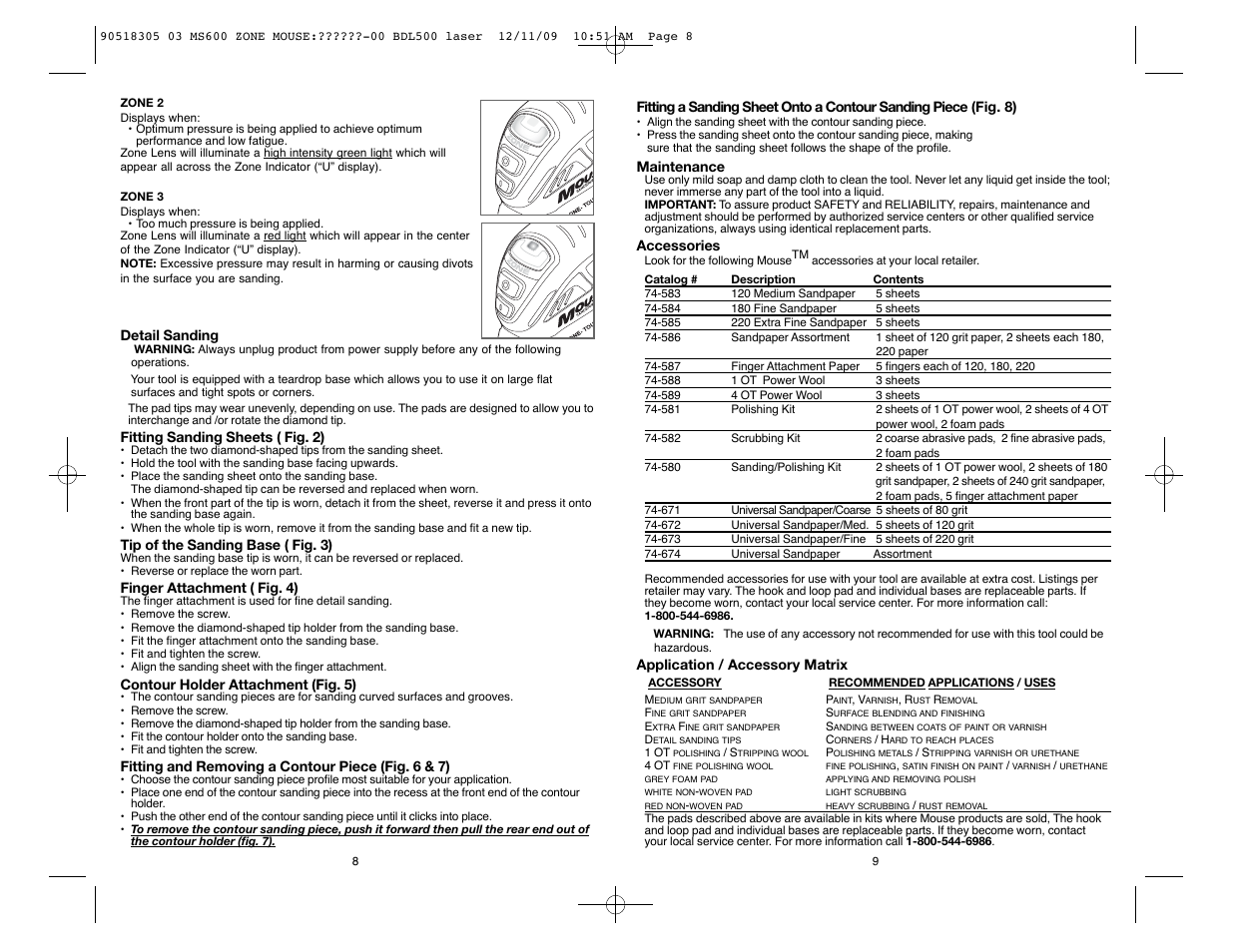 Black & Decker MS600B User Manual | Page 5 / 17