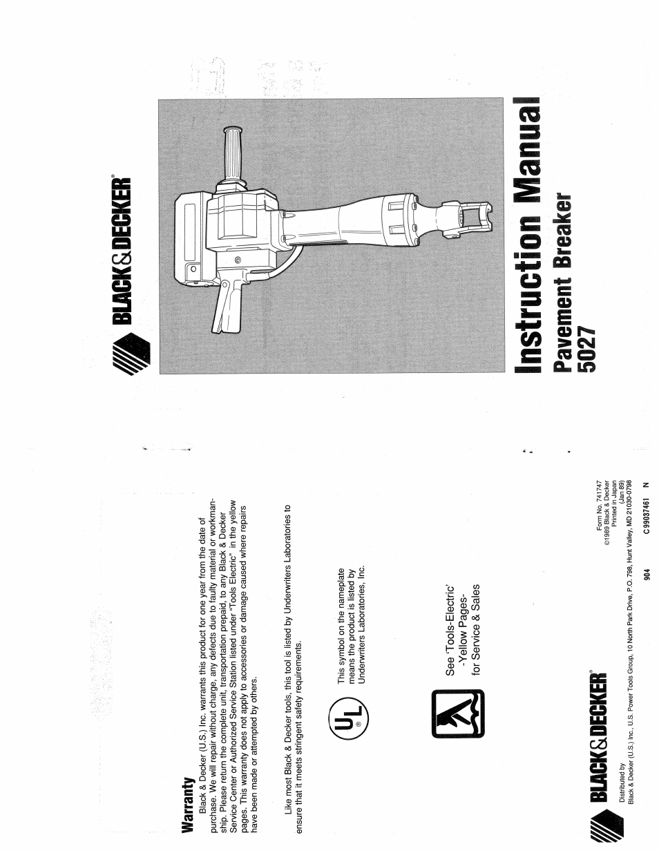 Black & Decker 5027 User Manual | 6 pages