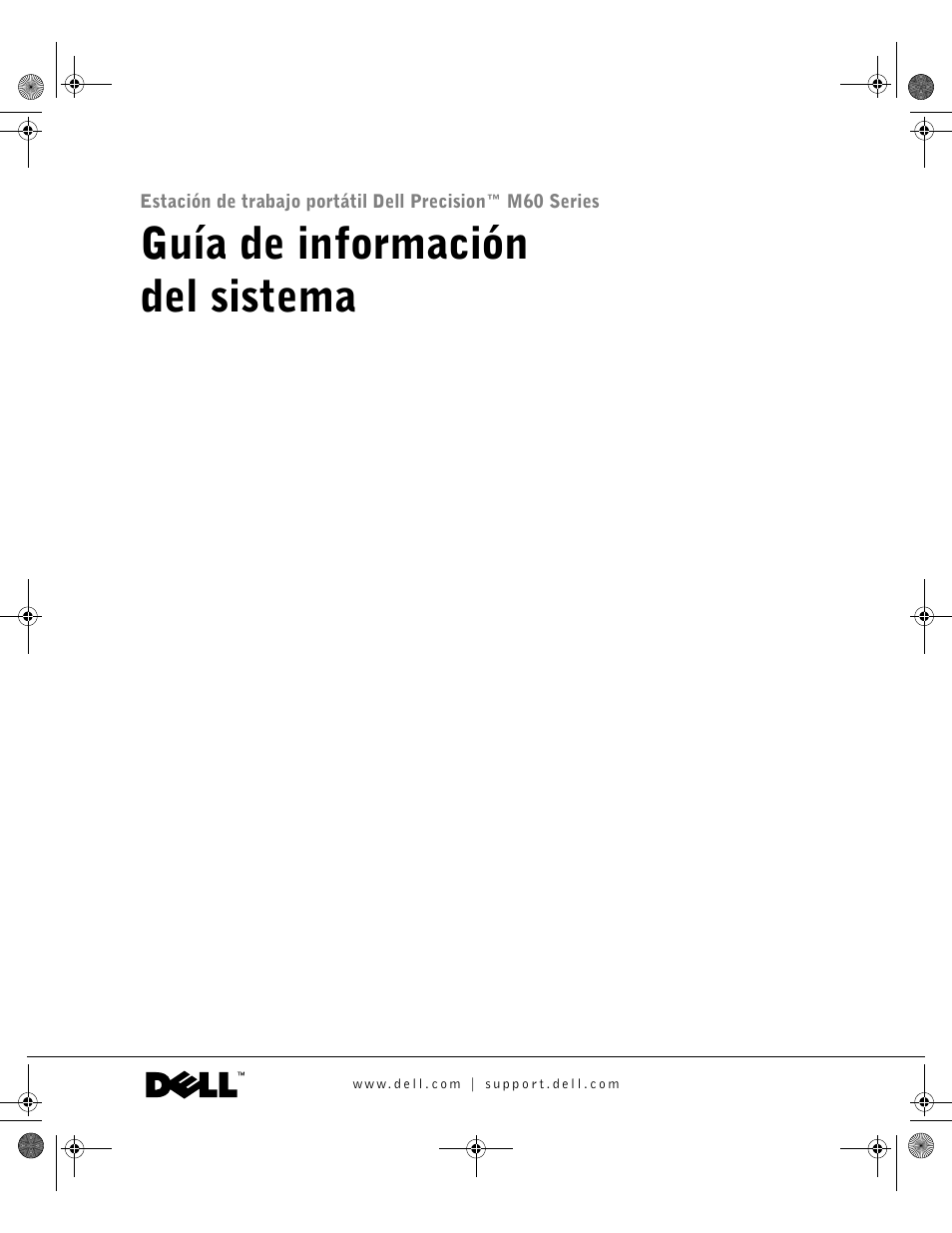 Guía de información del sistema | Dell Precision M60 User Manual | Page 111 / 144