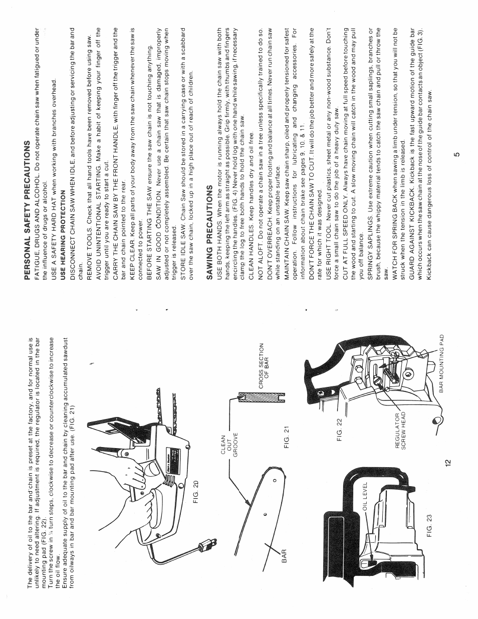 Personal safety precautions, Sawing precautions | Black & Decker 3803-10 User Manual | Page 5 / 8