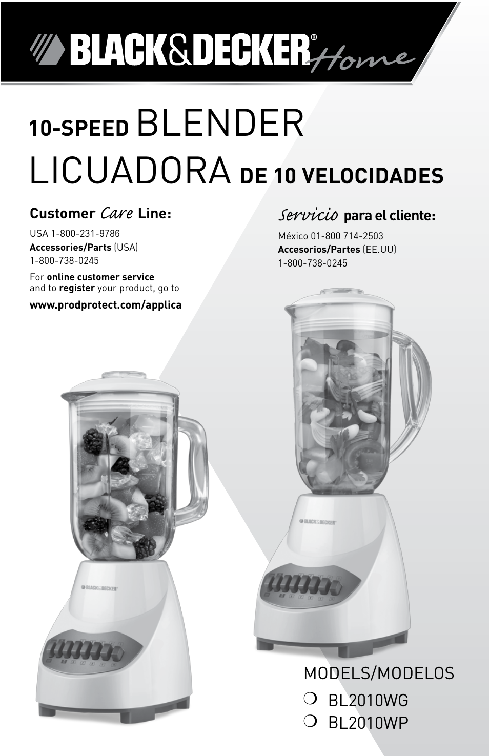 Black & Decker BL2010WGUC User Manual | 17 pages