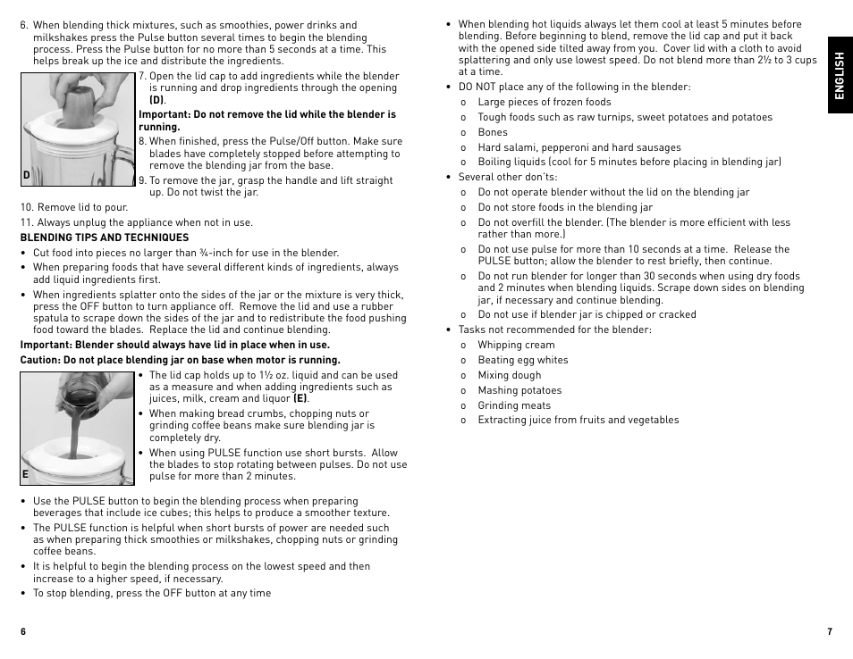 Black & Decker BL2010WGUC User Manual | Page 4 / 17