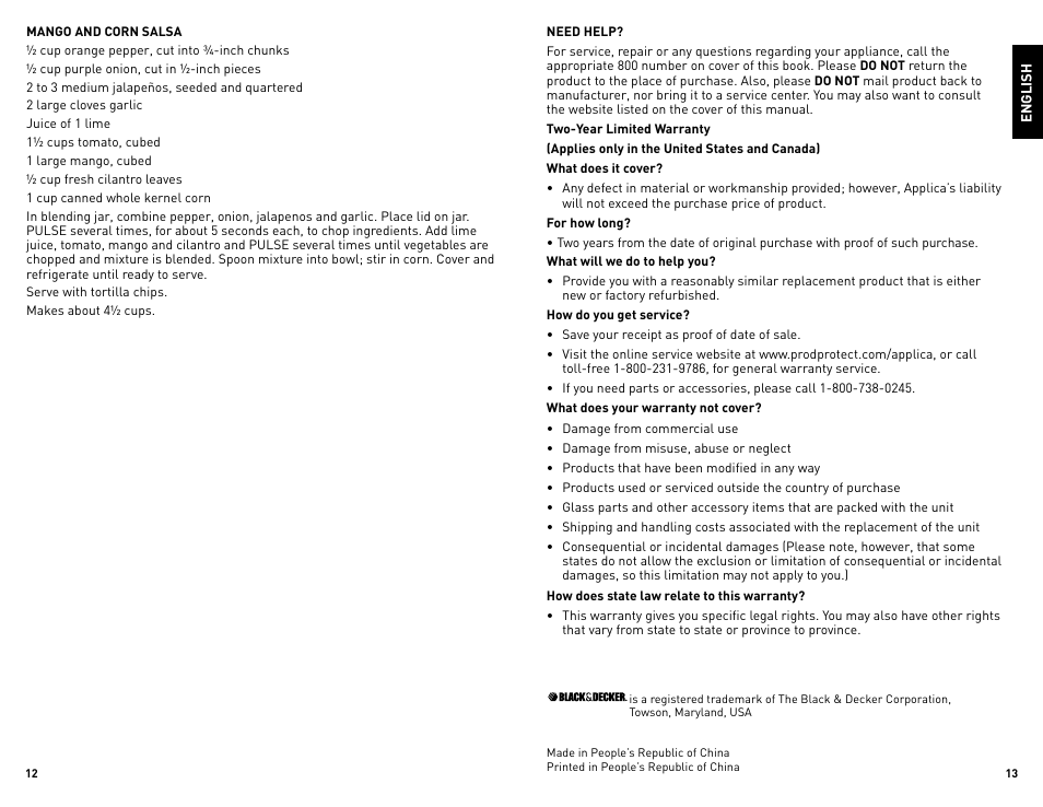 Black & Decker BL2010WGUC User Manual | Page 7 / 17