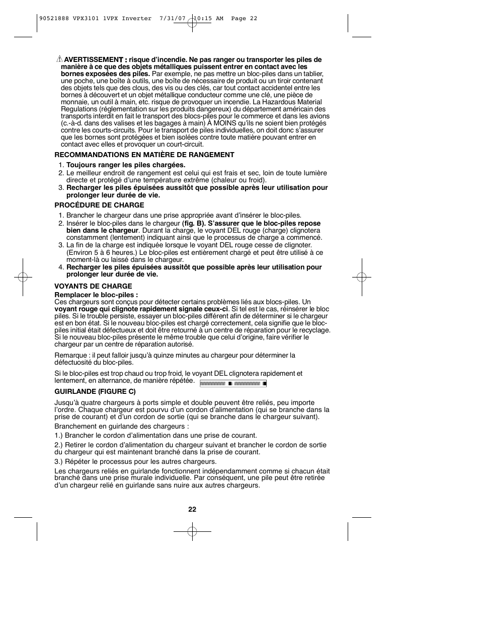 Black & Decker 1VPX 90521888 User Manual | Page 22 / 47