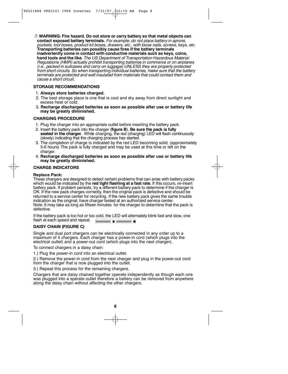 Black & Decker 1VPX 90521888 User Manual | Page 8 / 47
