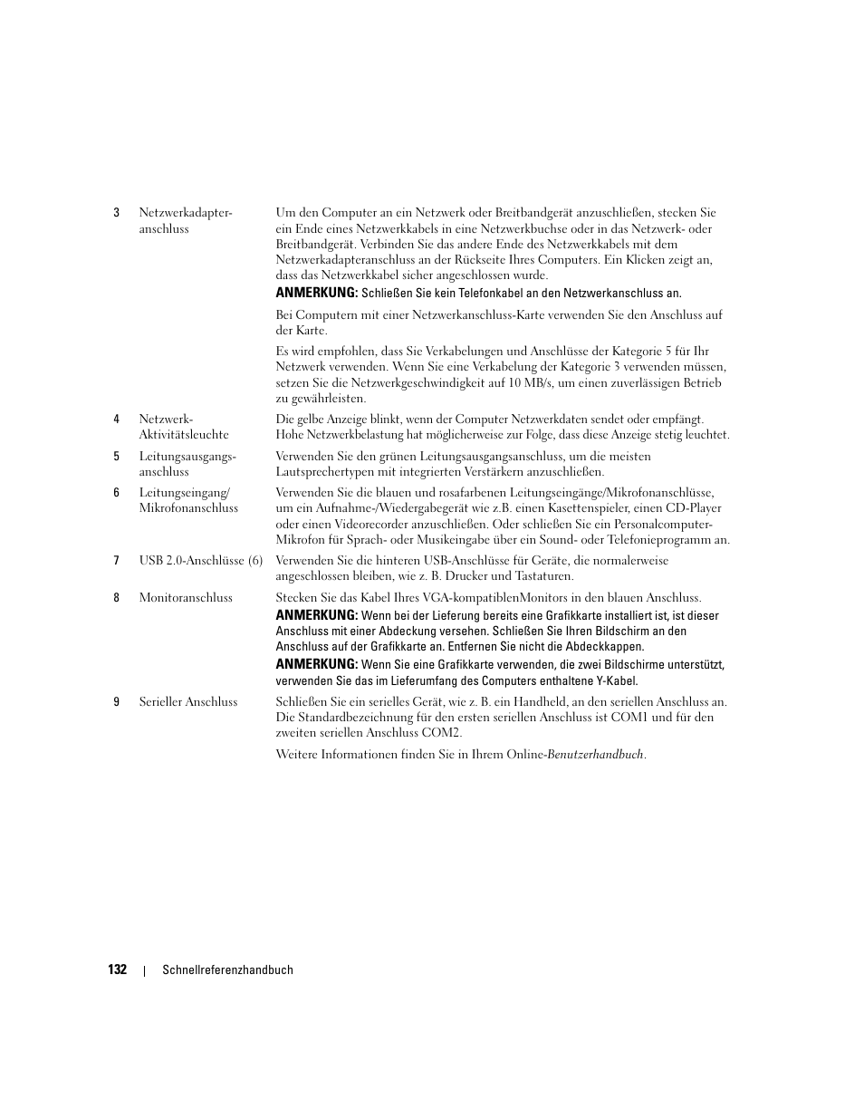 Dell OptiPlex 745 User Manual | Page 132 / 360