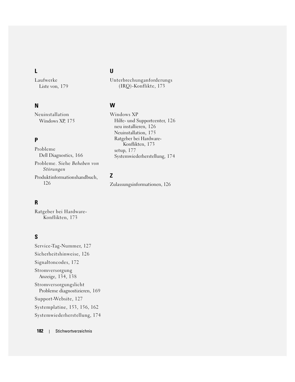 Dell OptiPlex 745 User Manual | Page 182 / 360