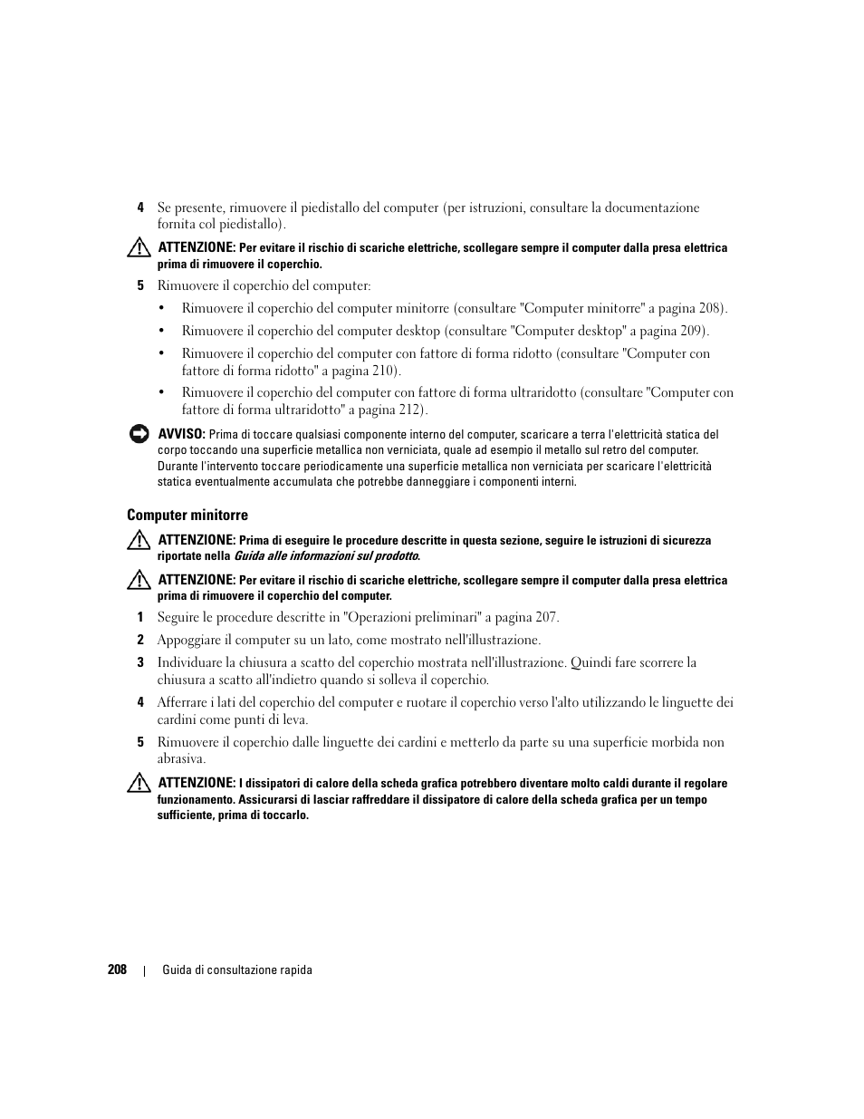 Computer minitorre | Dell OptiPlex 745 User Manual | Page 208 / 360