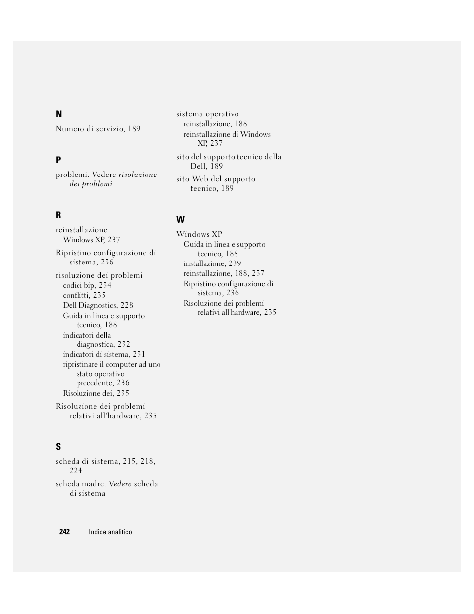 Dell OptiPlex 745 User Manual | Page 242 / 360