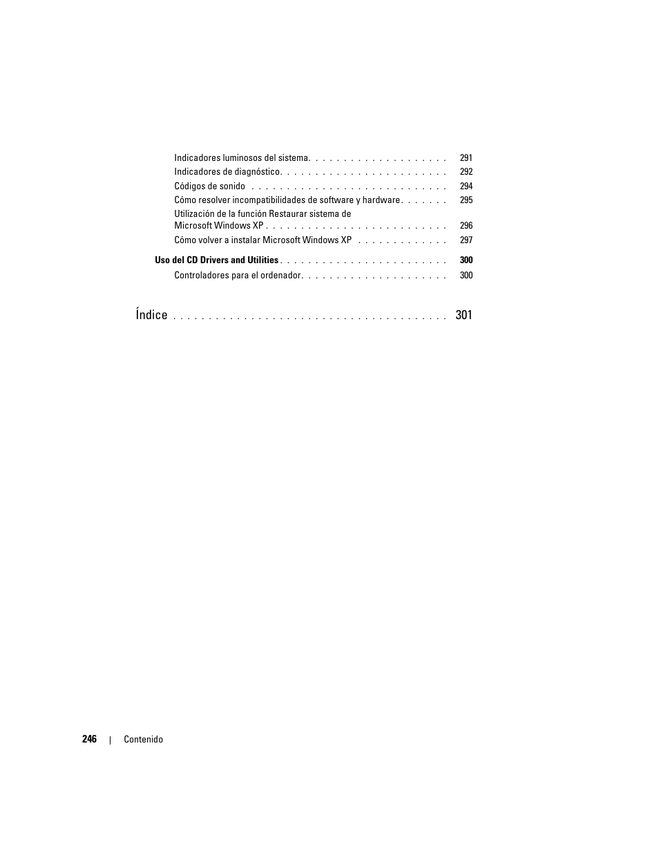 Índice | Dell OptiPlex 745 User Manual | Page 246 / 360