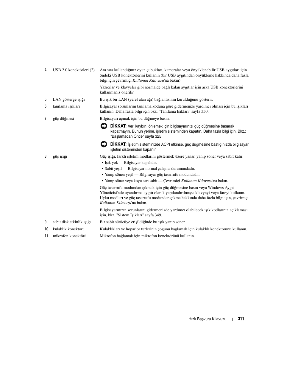 Dell OptiPlex 745 User Manual | Page 311 / 360