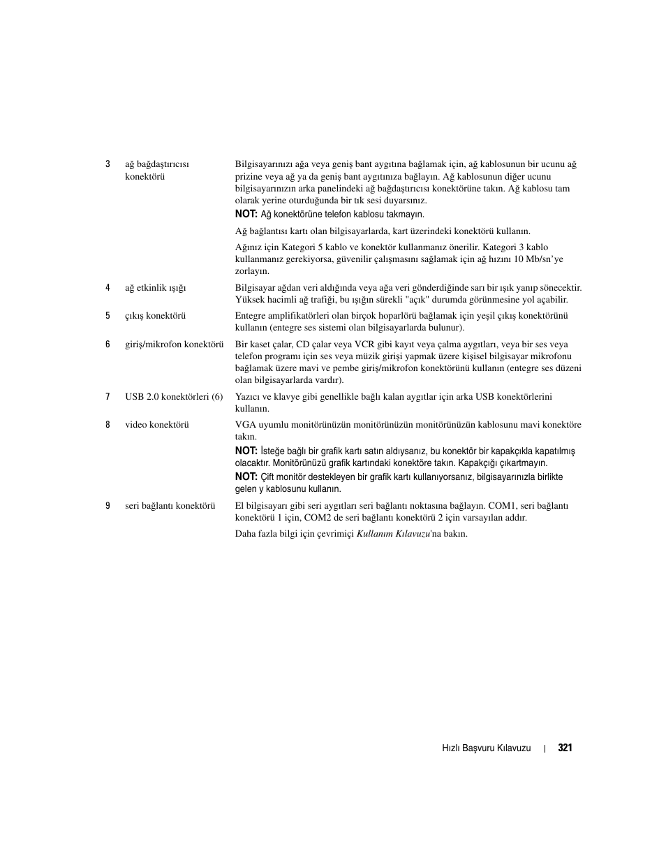 Dell OptiPlex 745 User Manual | Page 321 / 360