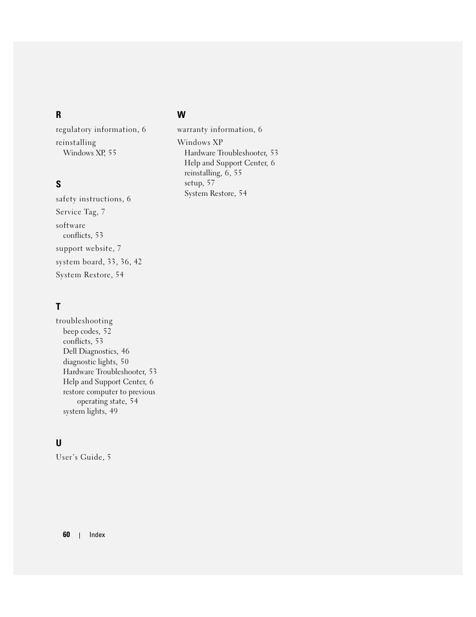 Dell OptiPlex 745 User Manual | Page 60 / 360