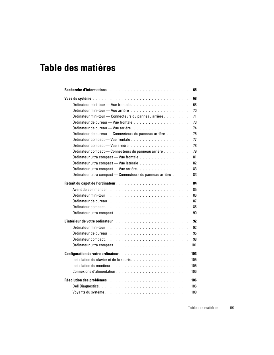 Dell OptiPlex 745 User Manual | Page 63 / 360