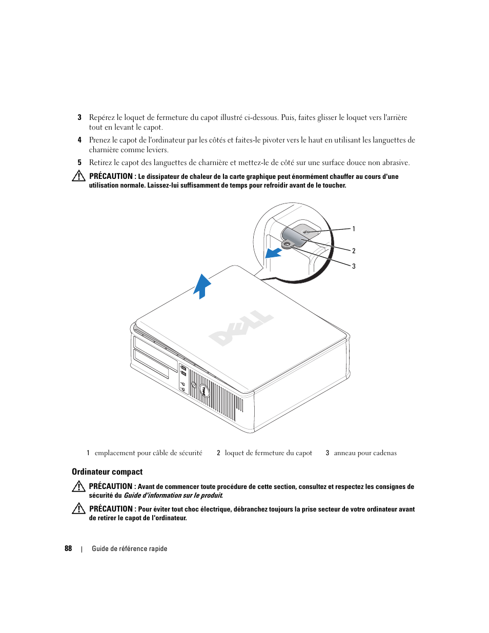 Ordinateur compact | Dell OptiPlex 745 User Manual | Page 88 / 360