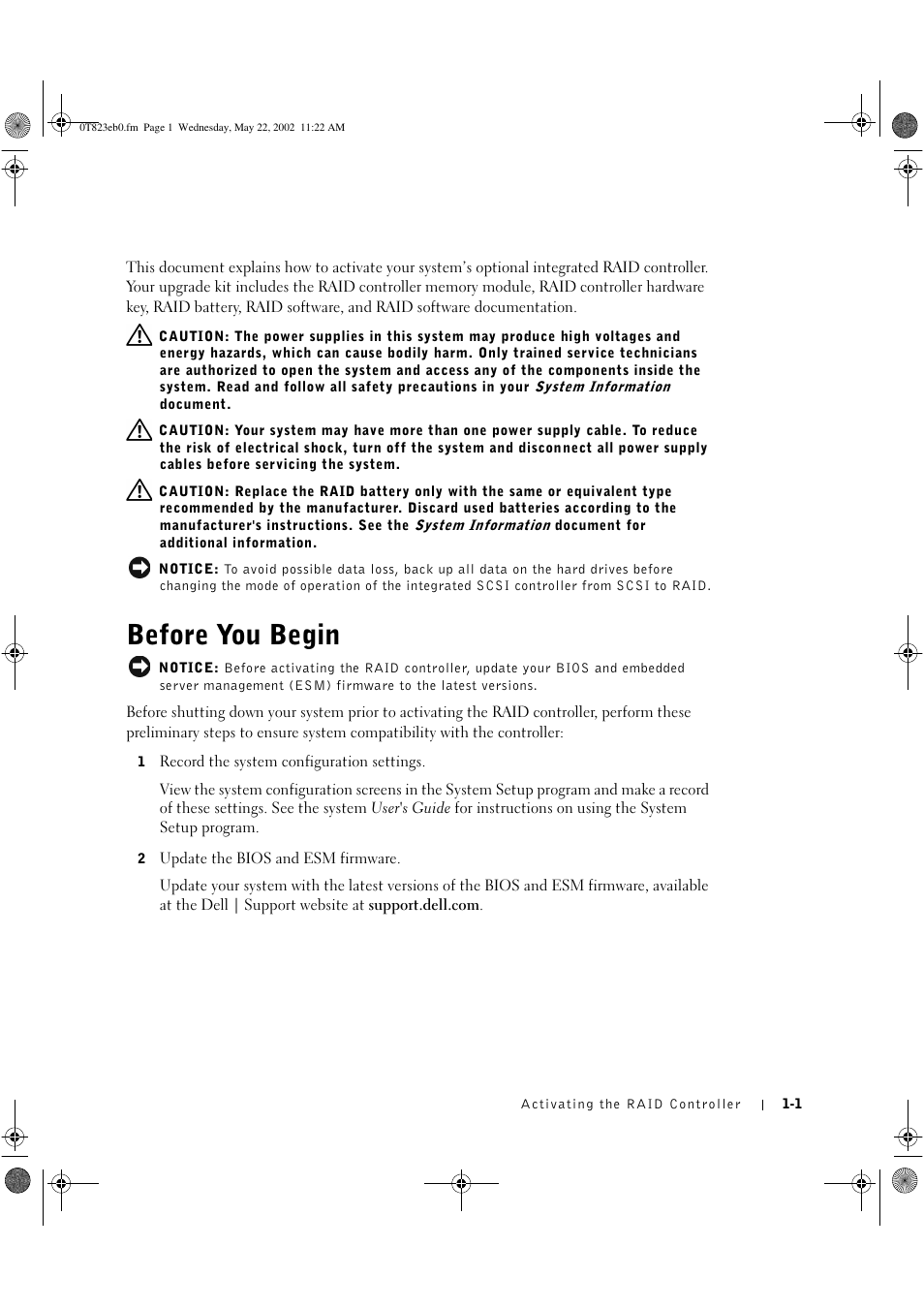 Dell PowerEdge 2600 User Manual | Page 5 / 50