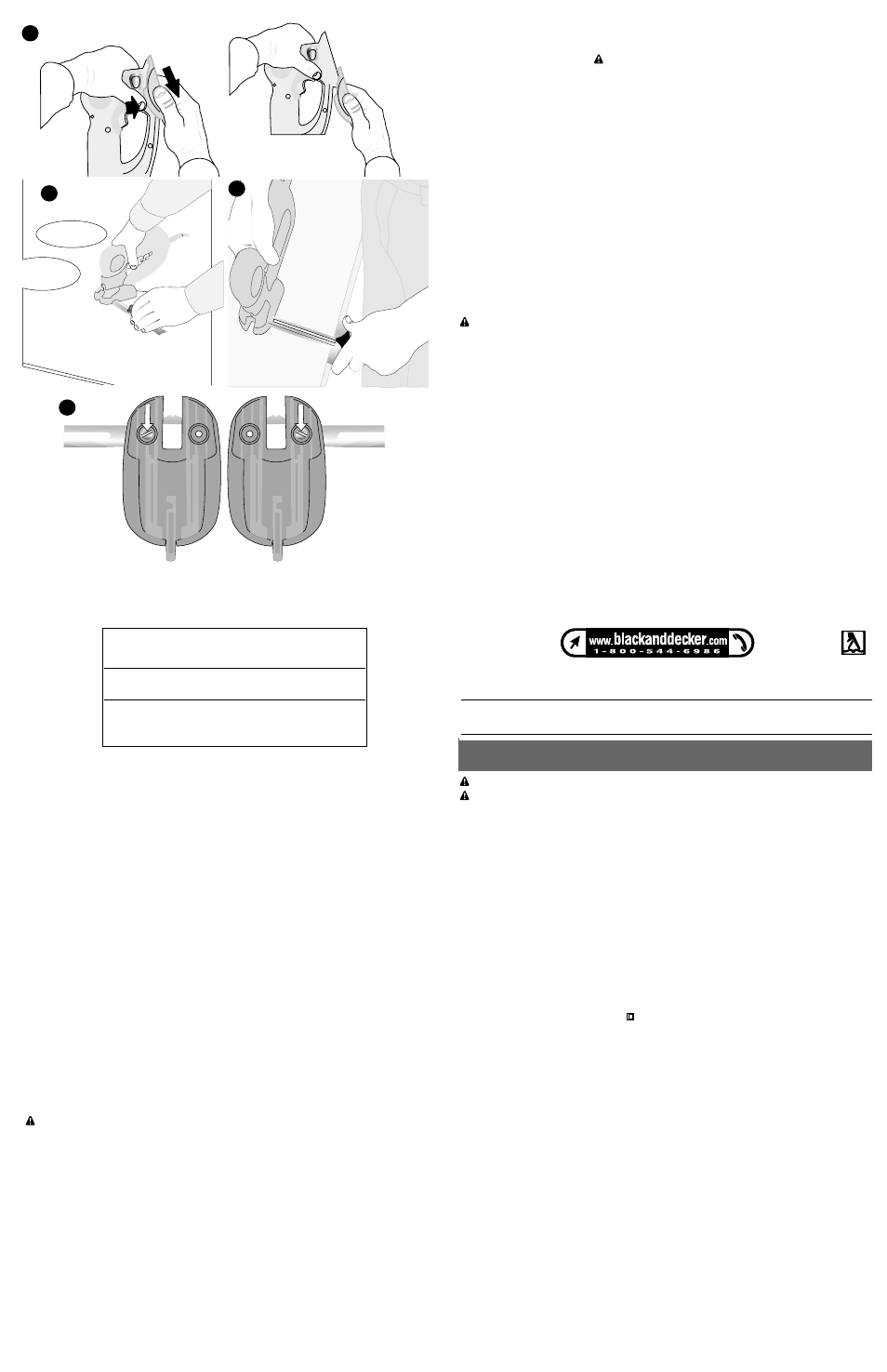 Guide d’utilisation, Save these instructions, Hs600 | Black & Decker Zip 611763-00 User Manual | Page 2 / 5