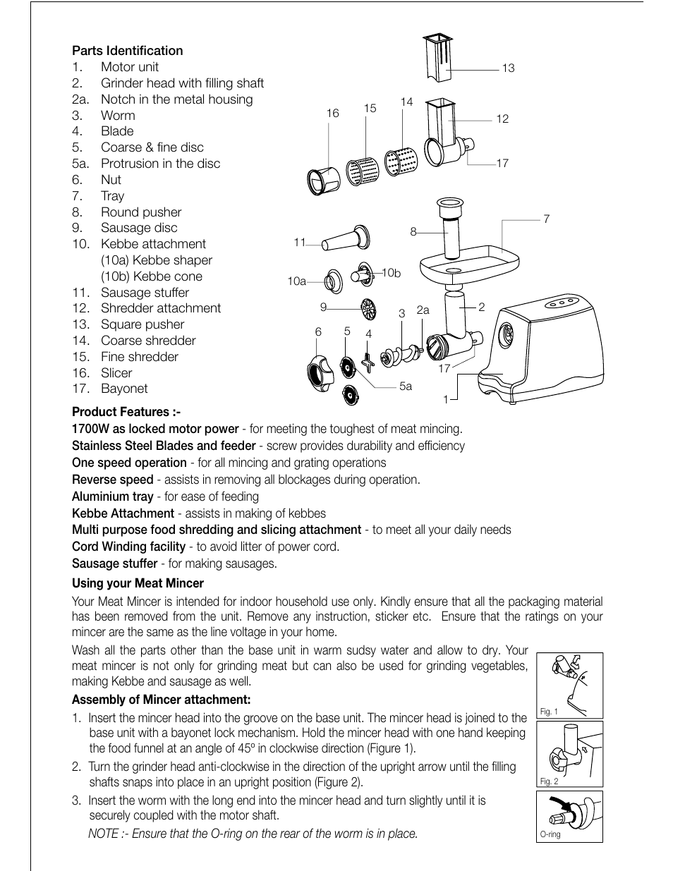 Black & Decker FM1700 User Manual | Page 3 / 12