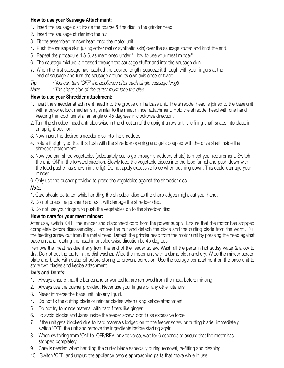 Black & Decker FM1700 User Manual | Page 5 / 12