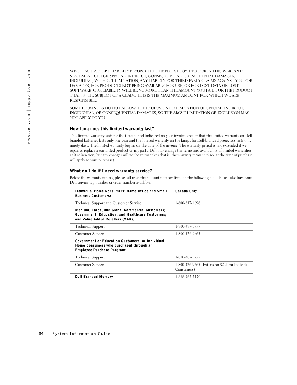 Dell Latitude D800 User Manual | Page 36 / 146