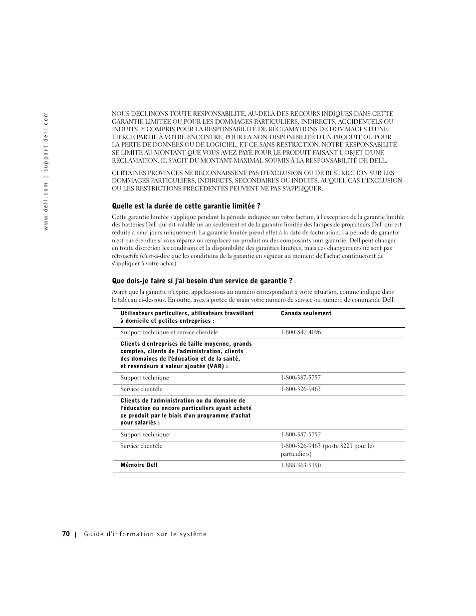 Dell Latitude D800 User Manual | Page 72 / 146