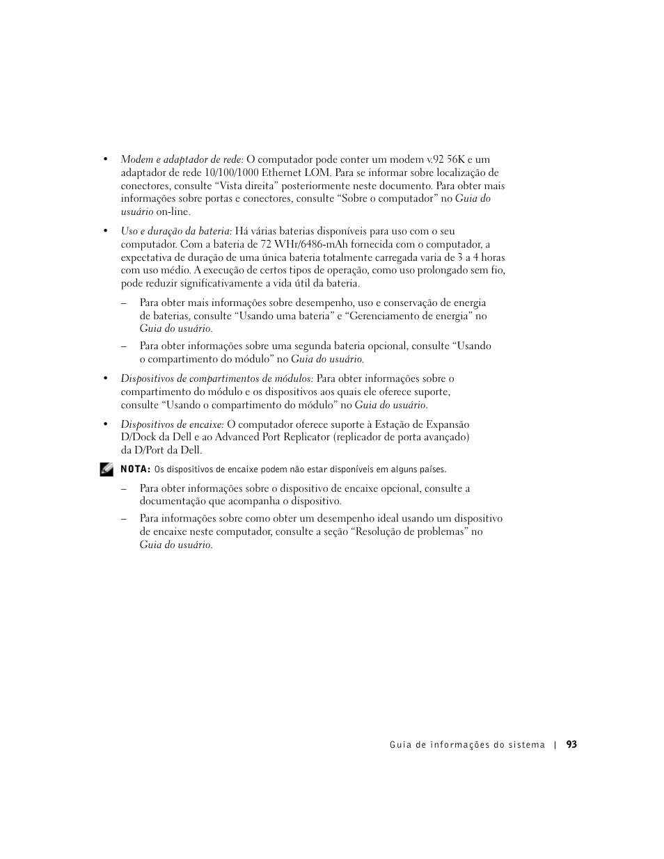 Dell Latitude D800 User Manual | Page 95 / 146