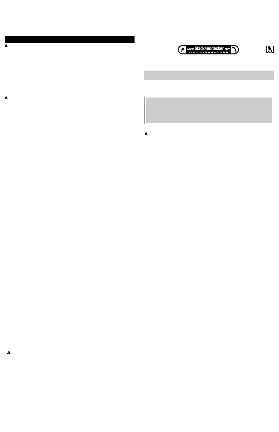 Guide technique | Black & Decker 612872-00 User Manual | Page 2 / 5