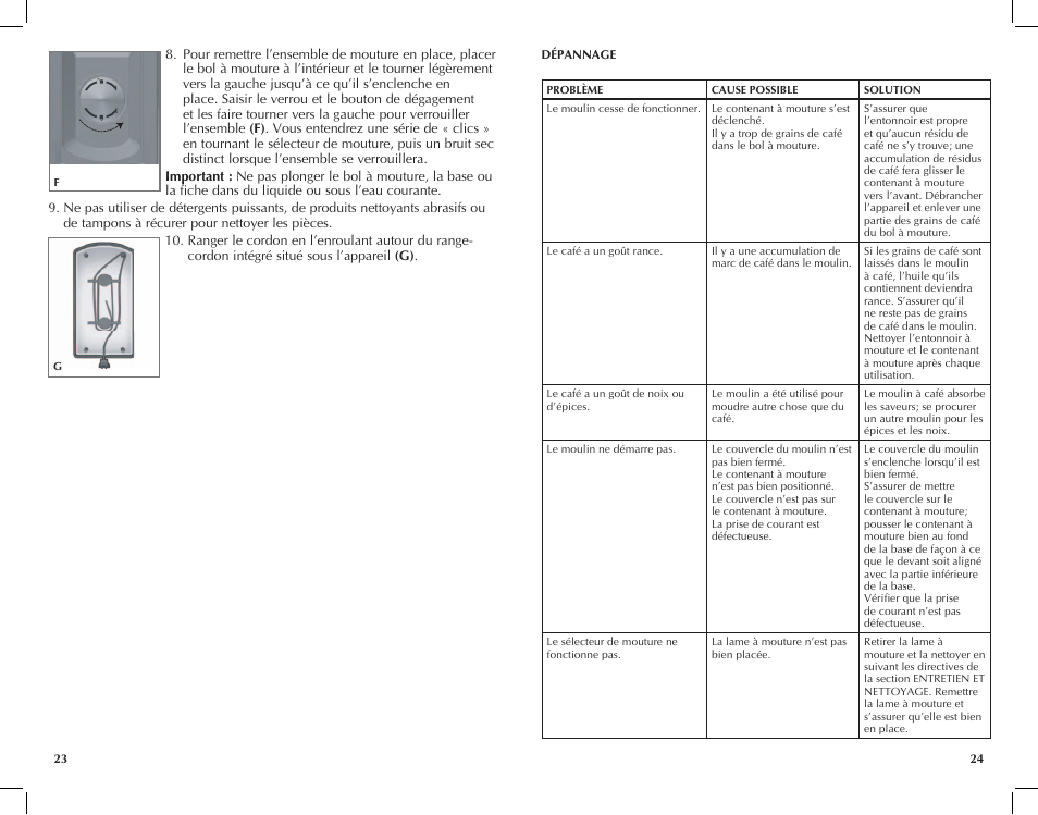 Black & Decker CBM210 User Manual | Page 13 / 15