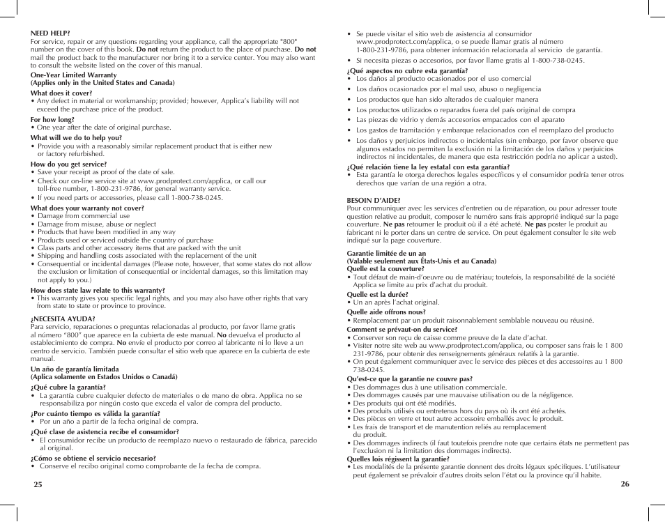 Black & Decker CBM210 User Manual | Page 14 / 15