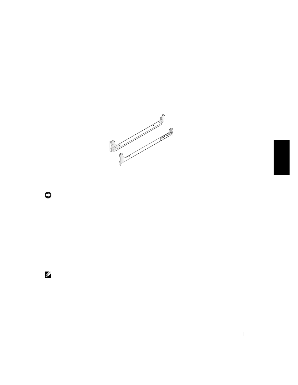 Contenu du kit du rack rapidrails, Caractéristiques techniques du rack dell, Contenu du kit du rack versarails | Figure 2-1 | Dell PowerVault 220S (SCSI) User Manual | Page 29 / 110