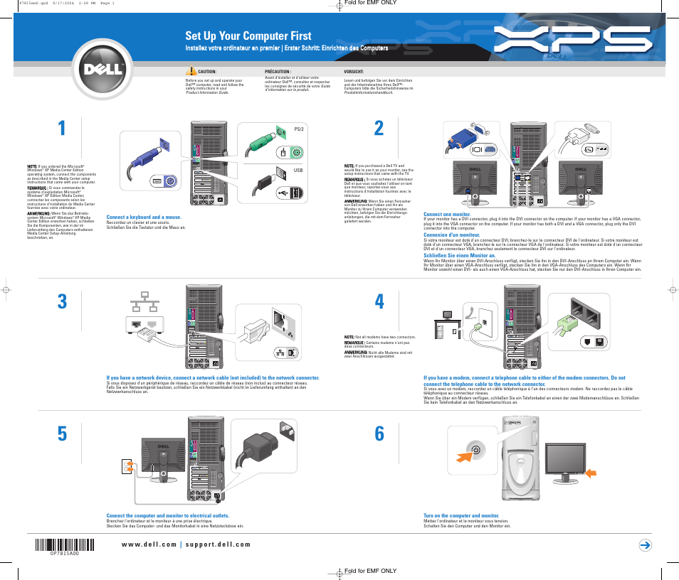 Dell XPS/Dimension XPS Gen 4 User Manual | 2 pages