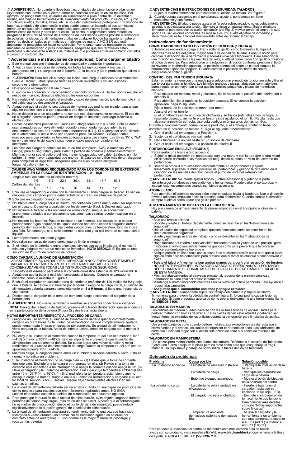 Black & Decker PS1200 User Manual | Page 6 / 7