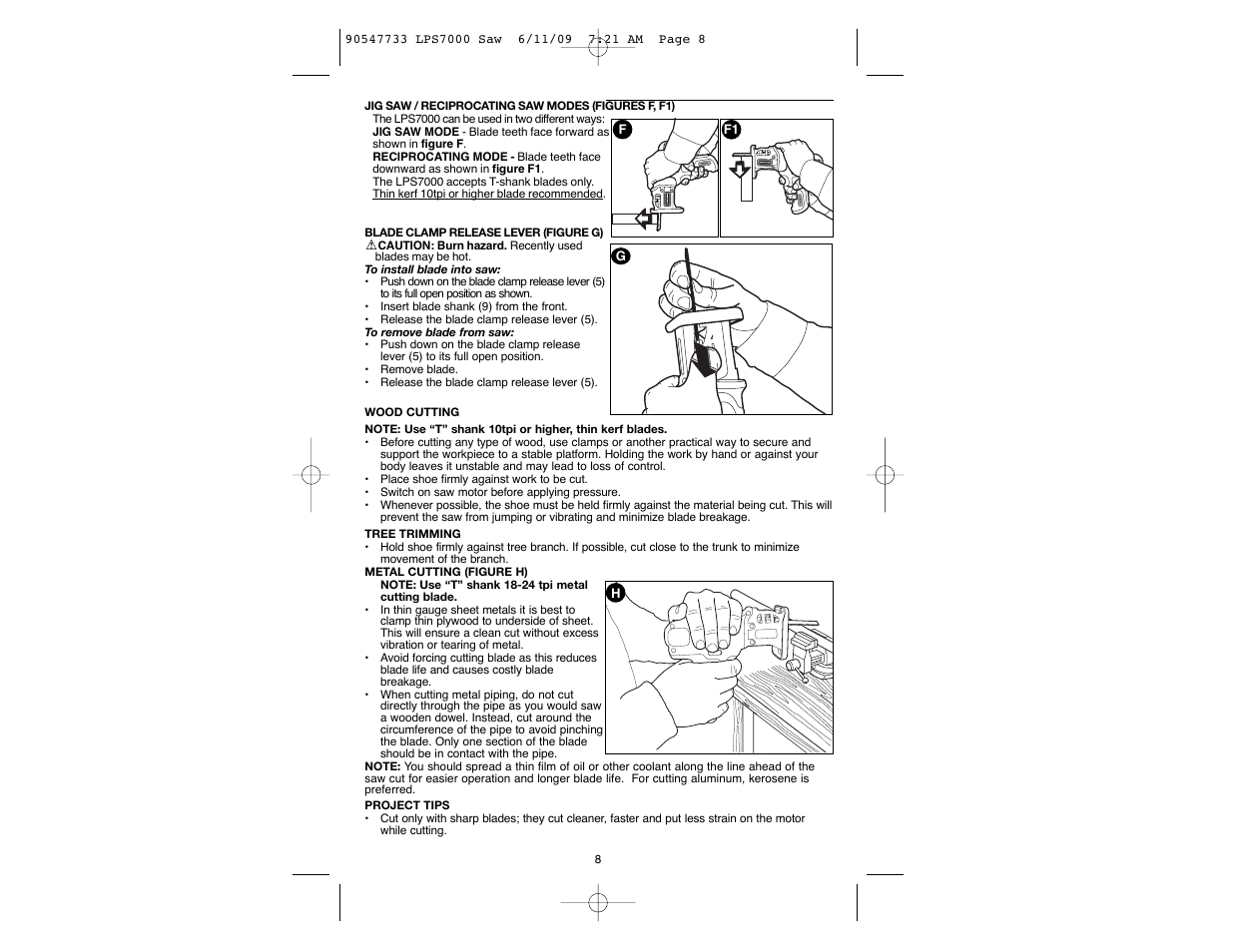 Black & Decker 90547733 User Manual | Page 8 / 36