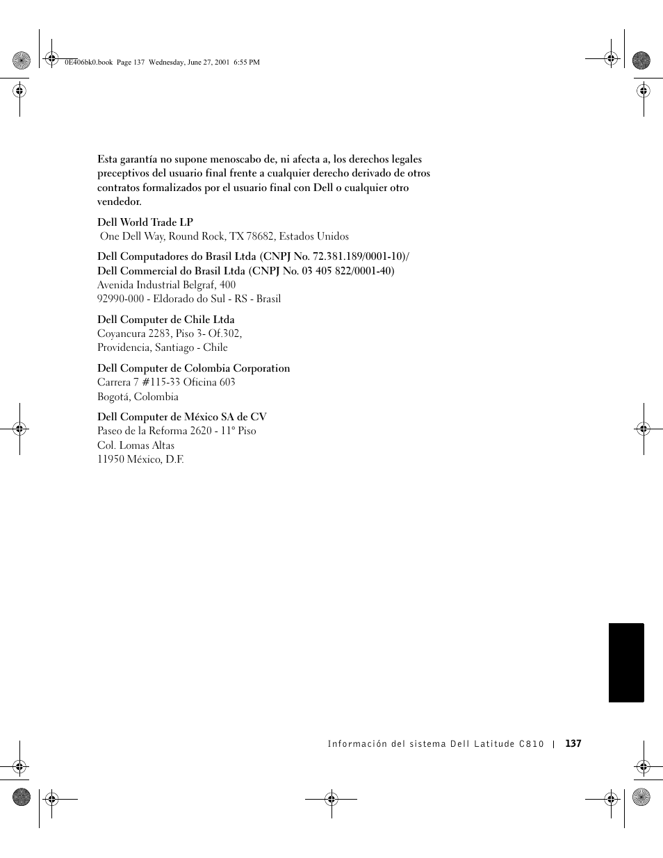 Dell Latitude C810 User Manual | Page 139 / 146