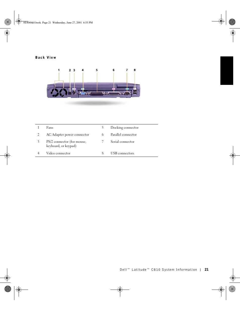 Dell Latitude C810 User Manual | Page 23 / 146