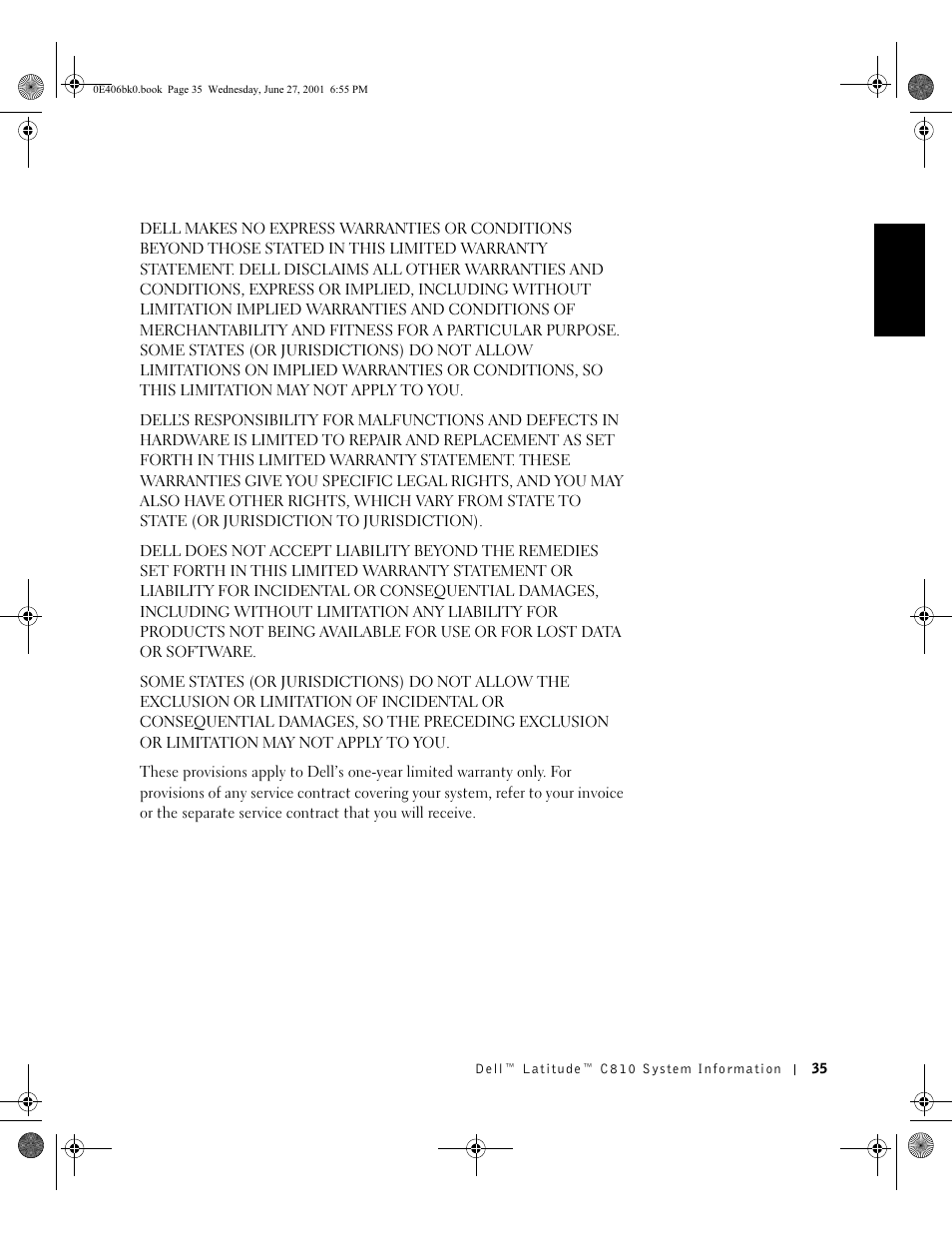 Dell Latitude C810 User Manual | Page 37 / 146