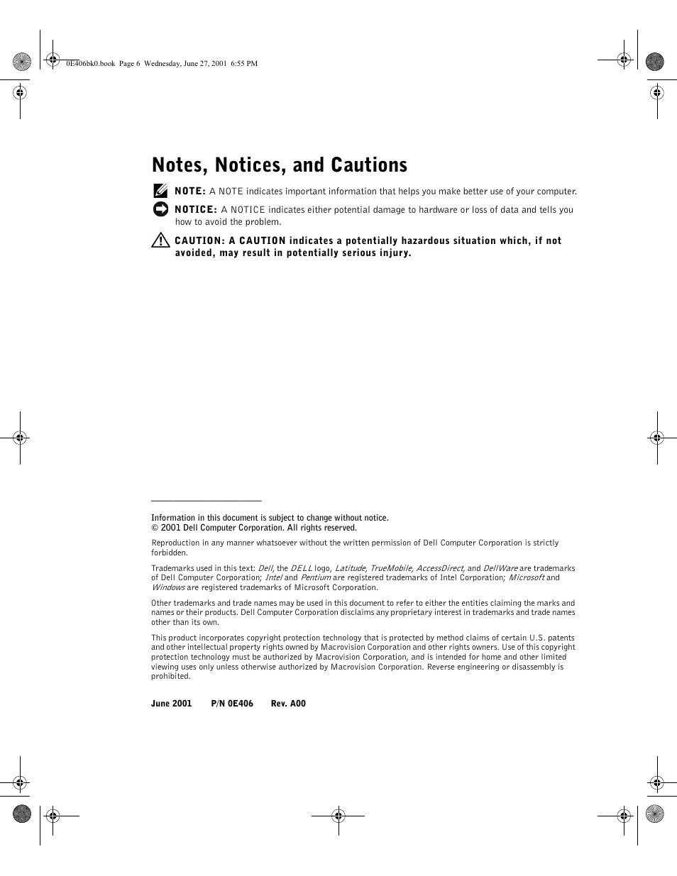 Dell Latitude C810 User Manual | Page 6 / 146